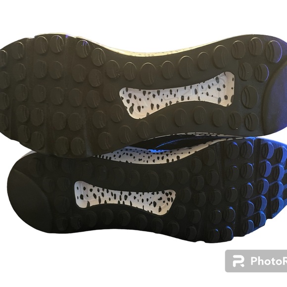 STEVE Madden Barra-G Round-Toe Lace Up Platform Fashion Sneakers Black/Glitter - Picture 4 of 5